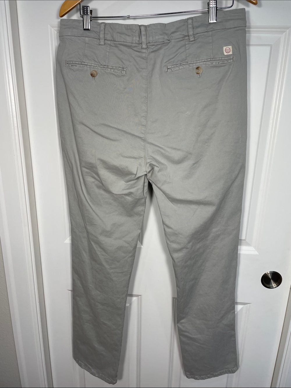 Marine Layer Men’s Chino Pants Size 34 x 31 Gray - Picture 6 of 10